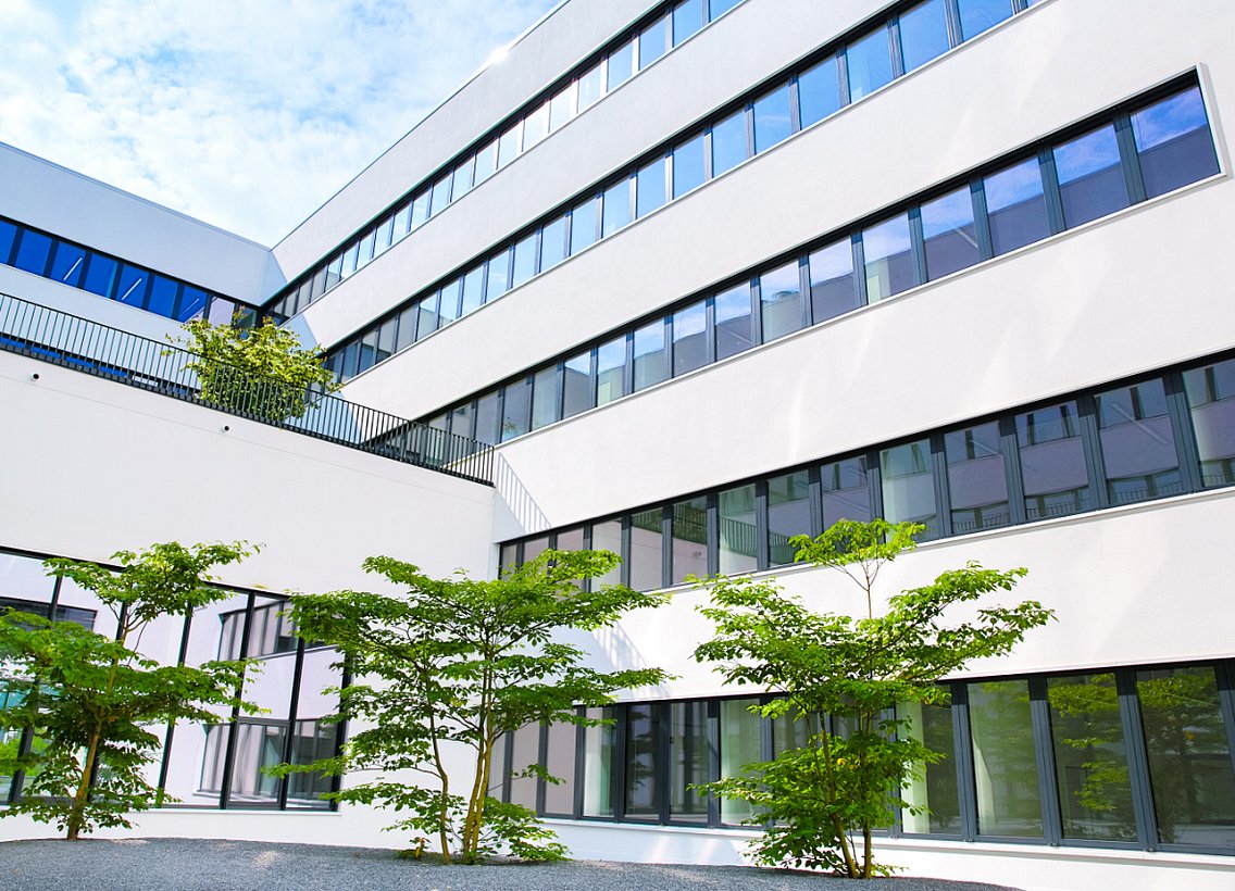 Gebäude W auf dem Campus Grifflenberg